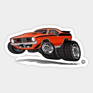 72 Hemi Cuda Sticker